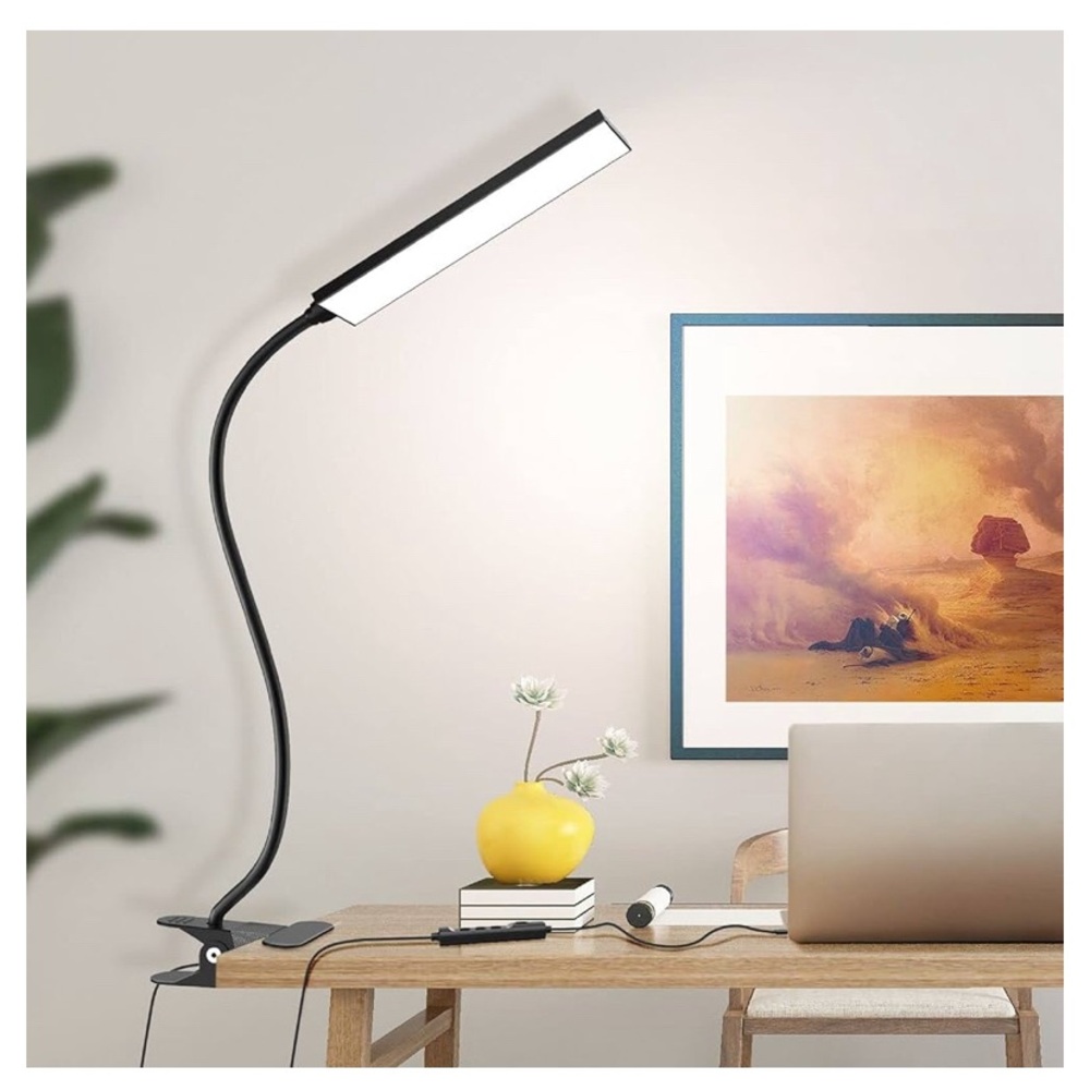 Gooseneck LED desk lamp